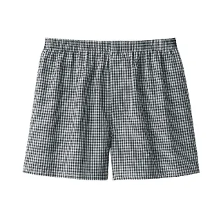 【MUJI 無印良品】男棉質平織布前開平口褲(共5色)