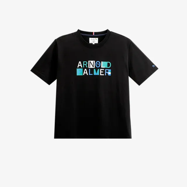 【Arnold Palmer 雨傘】男裝-幾何英文印花T-Shirt(2色)