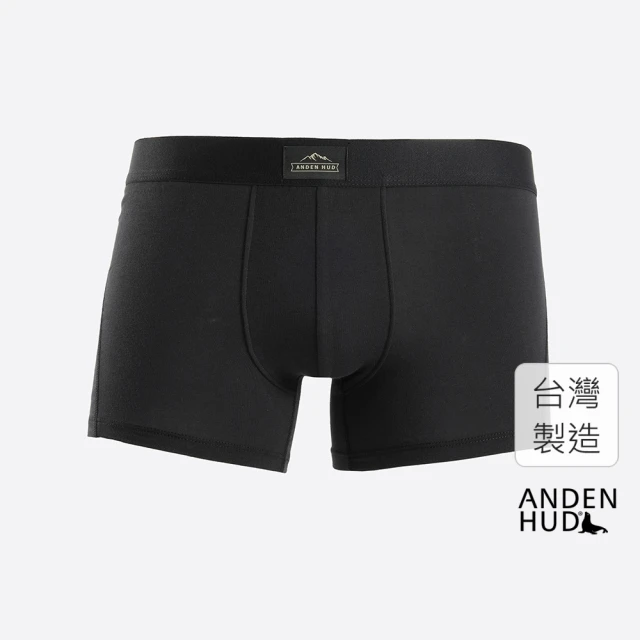 Anden HudAnden Hud 男款_Adventure．短版變化平口內褲(黑-旗幟織標)