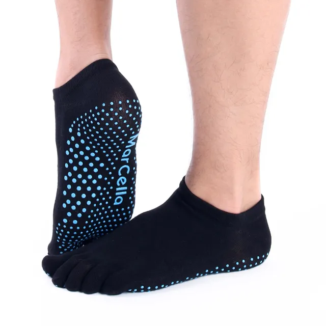 【MarCella 瑪榭】MIT-3D立體瑜珈止滑五趾襪(短襪/足底止滑/健康除臭)
