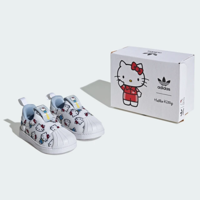 adidas 愛迪達 HELLO KITTY X SUPERSTAR 360運動休閒鞋 貝殼 嬰幼童鞋 IF7019