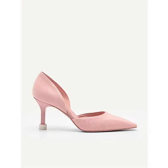 【PEDRO】Bianca 奧賽高跟鞋-黑/嫩粉色(小CK高端品牌)