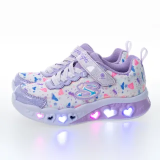 【SKECHERS】女童系列燈鞋 FLUTTER HEART LIGHTS - DC(319509LLVMT)