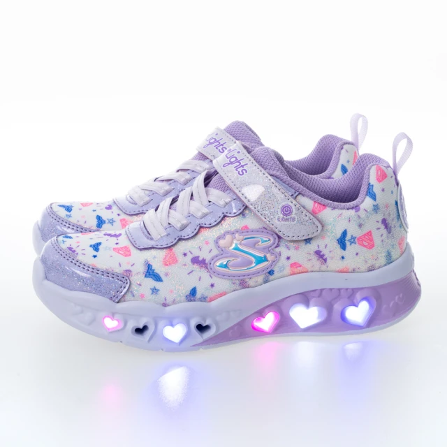 SKECHERS 女童系列燈鞋 FLUTTER HEART LIGHTS - DC(319509LLVMT)