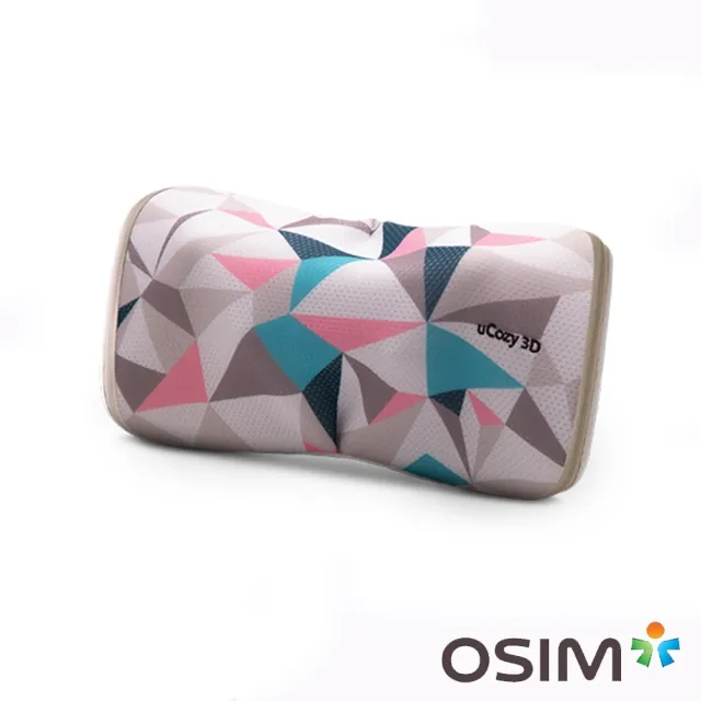 【OSIM】3D巧摩枕-網路限定珍珠色 附車用轉接頭(按摩枕/肩頸按摩/3D揉捏/溫熱/OS-268)
