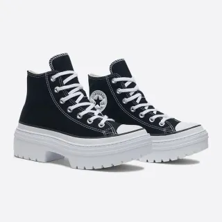 【CONVERSE】CTAS LUGGED HEEL HI 高筒 休閒鞋 厚底鞋 女鞋 黑色(A08258C)