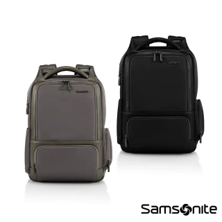 【Samsonite 新秀麗】HOLBORN 商務休閒減壓背帶筆輕量電後背包/雙肩包/通勤包/電腦包15.6吋(多色可選)