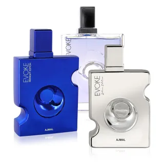 【Ajmal】EVOKE喚起系列_EDP淡香精香水_男香_90ml(杜拜原裝-專櫃公司貨)