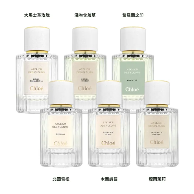 【Chloe’ 蔻依】仙境花園系列淡香精 50ml 多款任選(國際航空版)