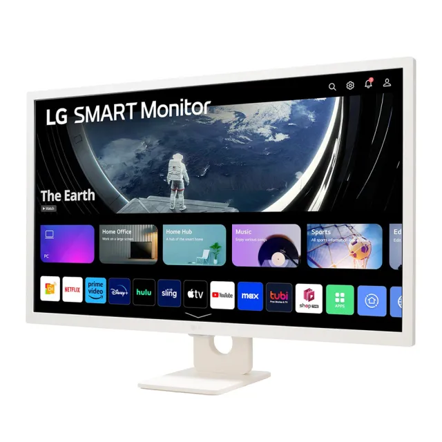 【LG 樂金】電競鍵盤組 32SR50F-W 32型 IPS智慧聯網螢幕(搭載webOS/AirPlay2/內建喇叭/IOT家電控制)