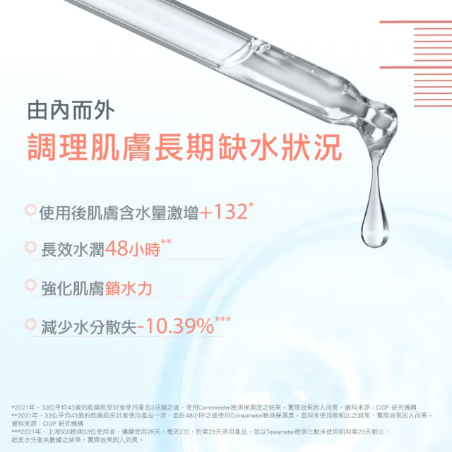 【Avene 雅漾官方直營】瞬透保濕精萃30ml 3入囤貨組(活泉保濕精華升級版)
