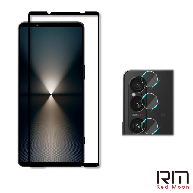 RedMoon SONY Xperia 1 VI 2024 手機保護貼2件組 9H玻璃保貼+厚版鏡頭貼