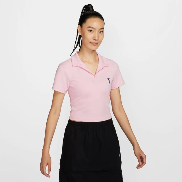 NIKE 耐吉 上衣 女款 短袖上衣 運動 POLO衫 AS W NSW SS POLO TOP OPP1 粉 HJ6852-663