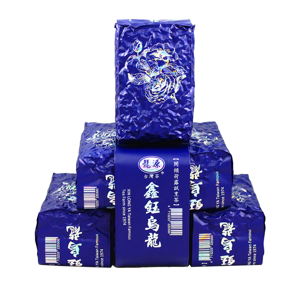 【龍源茶品】南投鹿谷鑫鈺醇秀迎香高山烏龍茶葉150gx6包(共1.5斤;附提袋;生青茶;無焙火;微發酵)