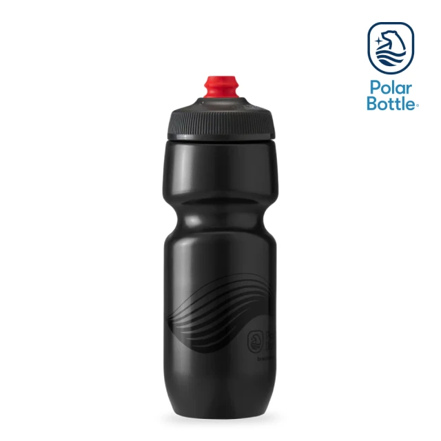 Polar Bottle 24oz 單層噴射水壺 WAVE 碳黑(公路車 自行車 腳踏車 輕量化水壺)