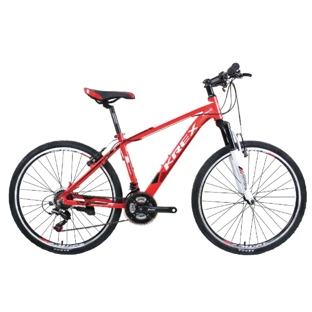 【KREX】KREX PIONEER V100 SHIMANO 21速 V夾 26吋 登山車(登山車 自行車)