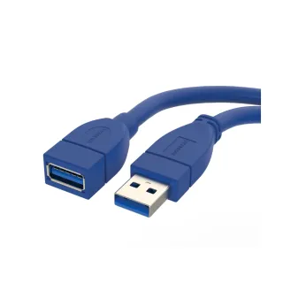 【POLYWELL】USB3.0 Type-A公對A母 3A高速延長線 /2M