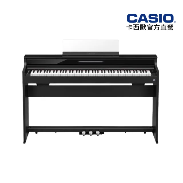 【CASIO 卡西歐】原廠直營AP-S450BK-5B黑色/ATH-M30X含琴椅+耳機(木質琴鍵 含琴椅 數位鋼琴)