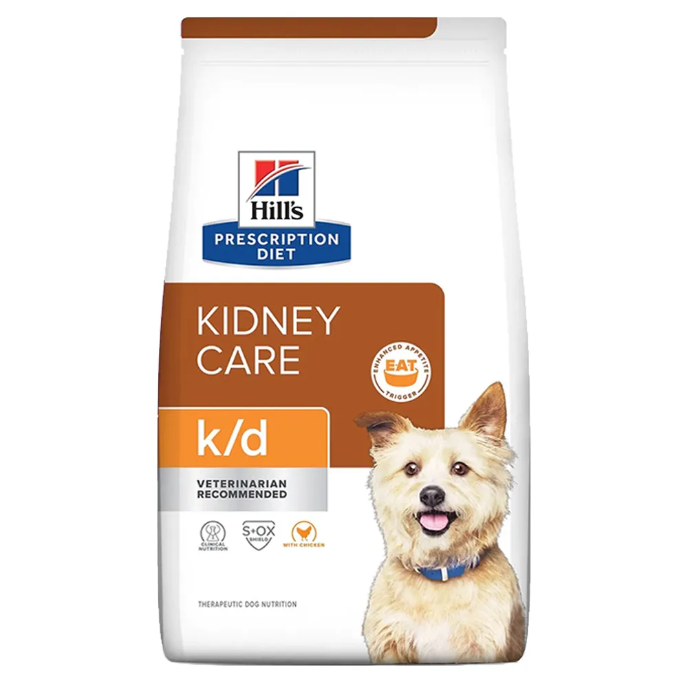 【Hills 希爾思】犬用 K/D 腎臟病護理飼料 1.5kg 處方 狗飼料(有效期限202511)