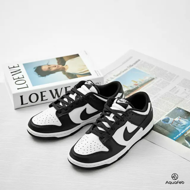 【NIKE 耐吉】Dunk Low Retro 男鞋 黑白色 雙11 低筒 經典款 熊貓 休閒鞋 DD1391-100