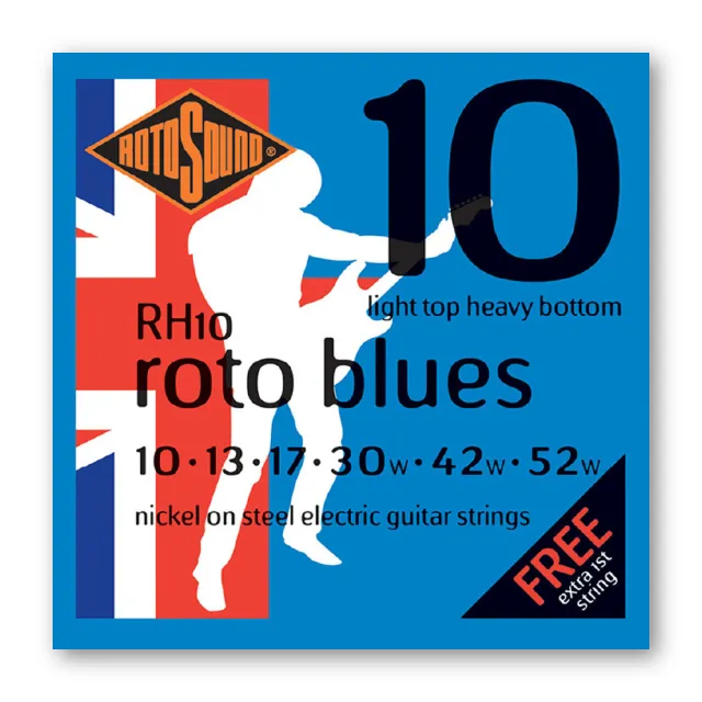 【ROTOSOUND】電吉他套弦 RH10｜10-52｜鍍鎳電吉他弦｜英國製造(#鍍鎳弦#電吉他弦#吉他弦)