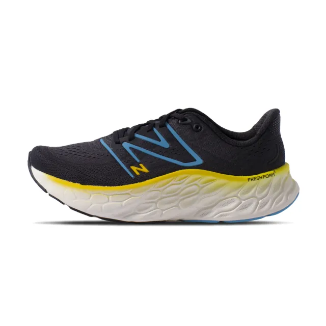 【NEW BALANCE】Fresh Foam X More V4 2E 男鞋 黑黃色 寬楦 緩衝 慢跑鞋 MMORCD4