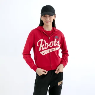 【Roots】Roots女裝- TAIWAN DAY 連帽外套(紅色)