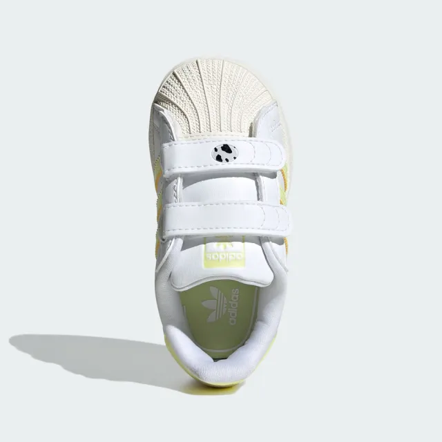 【adidas 愛迪達】DISNEY 庫伊拉 X SUPERSTAR 休閒鞋 運動休閒鞋 貝殼鞋 嬰幼童鞋 - Originals IE8251