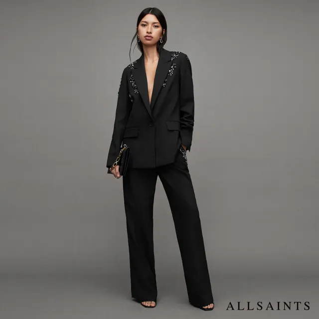 【ALLSAINTS】ATLAS 亮片羊毛西裝外套 WT060Z(常規版型)