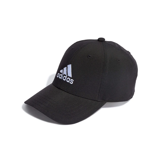 adidas 愛迪達 Bballcap Lt Emb Logo 黑色 運動 休閒 老帽 刺繡 棒球帽 IB3244