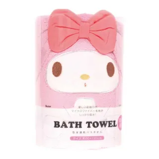 【台隆手創館】日本skater三麗鷗造型吸水速乾浴巾-60x120cm(Hello Kitty/Melody/大耳狗/庫洛米/布丁狗)