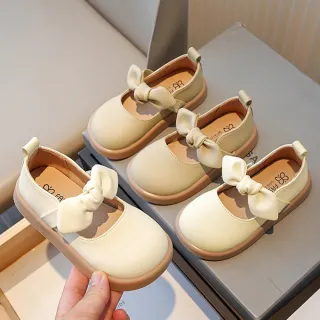 【橘魔法】蝴蝶結圓頭娃娃鞋(小禮服 禮服 洋裝 兒童 女童 花童 童鞋 公主鞋 平底鞋 鞋子 兒童)