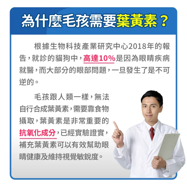 【獸醫推薦★毛孩時代】8合1游離型葉黃素x5盒(貓狗葉黃素/貓狗眼睛保健/寵物保健)