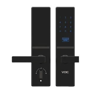 【VOC】X7S 四合一把手式電子鎖(指紋│卡片│密碼│鑰匙/含安裝)  