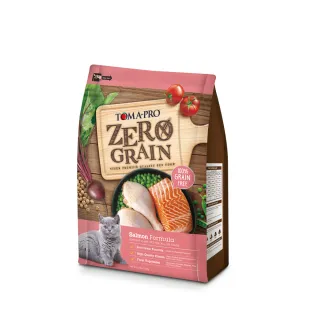 【TOMA-PRO 優格】零穀系列貓飼料-0%零穀 鮭魚 5.5 磅(全年齡貓用 敏感配方 老貓 成貓 幼貓)