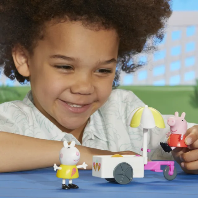 【Peppa Pig 粉紅豬】學前玩具系列(佩佩豬的冰淇淋車遊戲組)