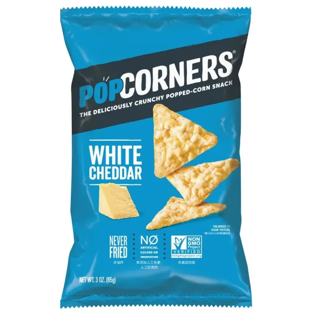 【Lay’s 樂事】POPCORNERS爆米花脆片切達起司口味85g/包