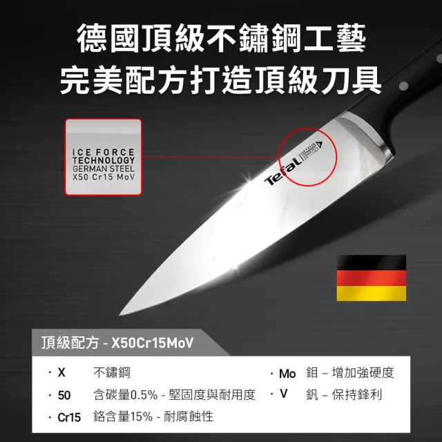 【Tefal 特福】冰鑄不鏽鋼系列萬用刀11CM