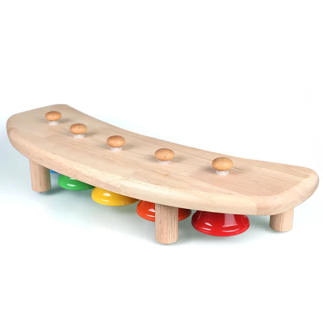 DORA SHOP ORFF B036-2 桌式五音按鐘 奧福樂器 兒童樂器 幼兒樂器(奧福樂器 兒童樂器 幼兒樂器)