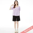 【betty’s 貝蒂思】後腰鬆緊大口袋休閒短褲(黑色)