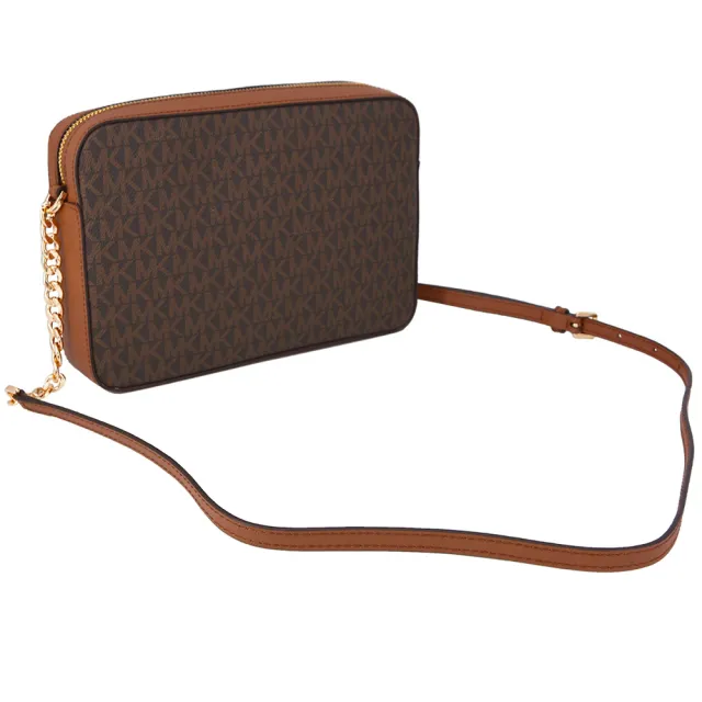 【Michael Kors】JET SET ITEM系列 防刮皮革 金字LOGO 斜背包 方包 相機包(多色任選)