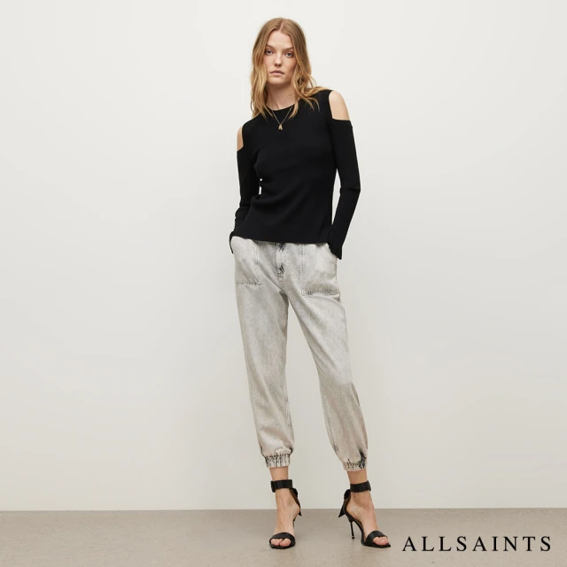 ALLSAINTS ELION 人造絲貼身造型上衣 WK087X(貼身版型)