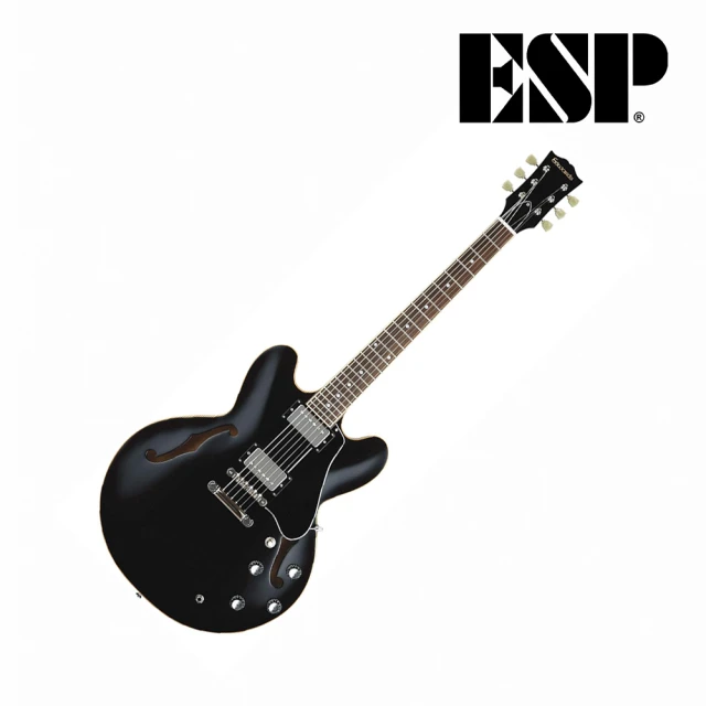 ESP Edwards E-SA-160LTS BK 半空心爵士電吉他 黑色(原廠公司貨 商品保固有保障)