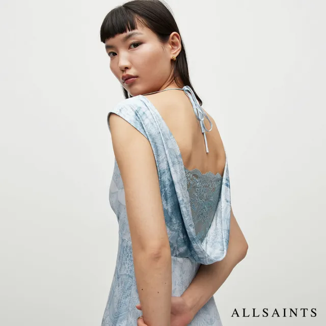 【ALLSAINTS】ESTRELLA 真絲紮染洋裝 WD436Y(常規版型)