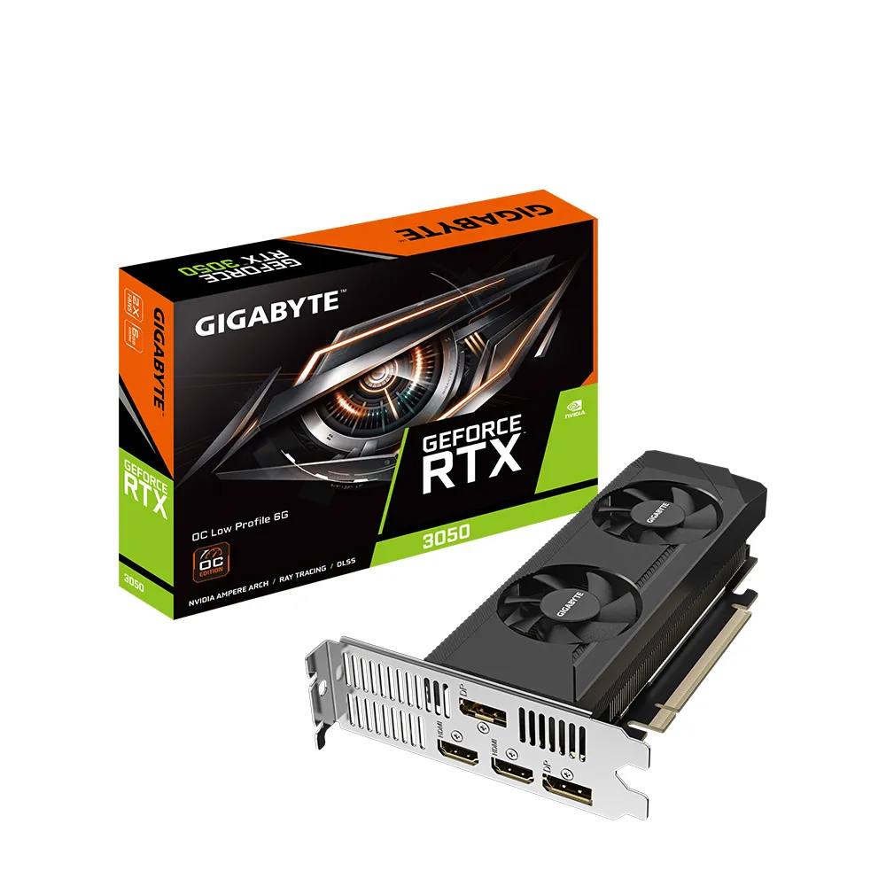 【GIGABYTE 技嘉】RTX3050 OC Low Profile 6G 顯示卡