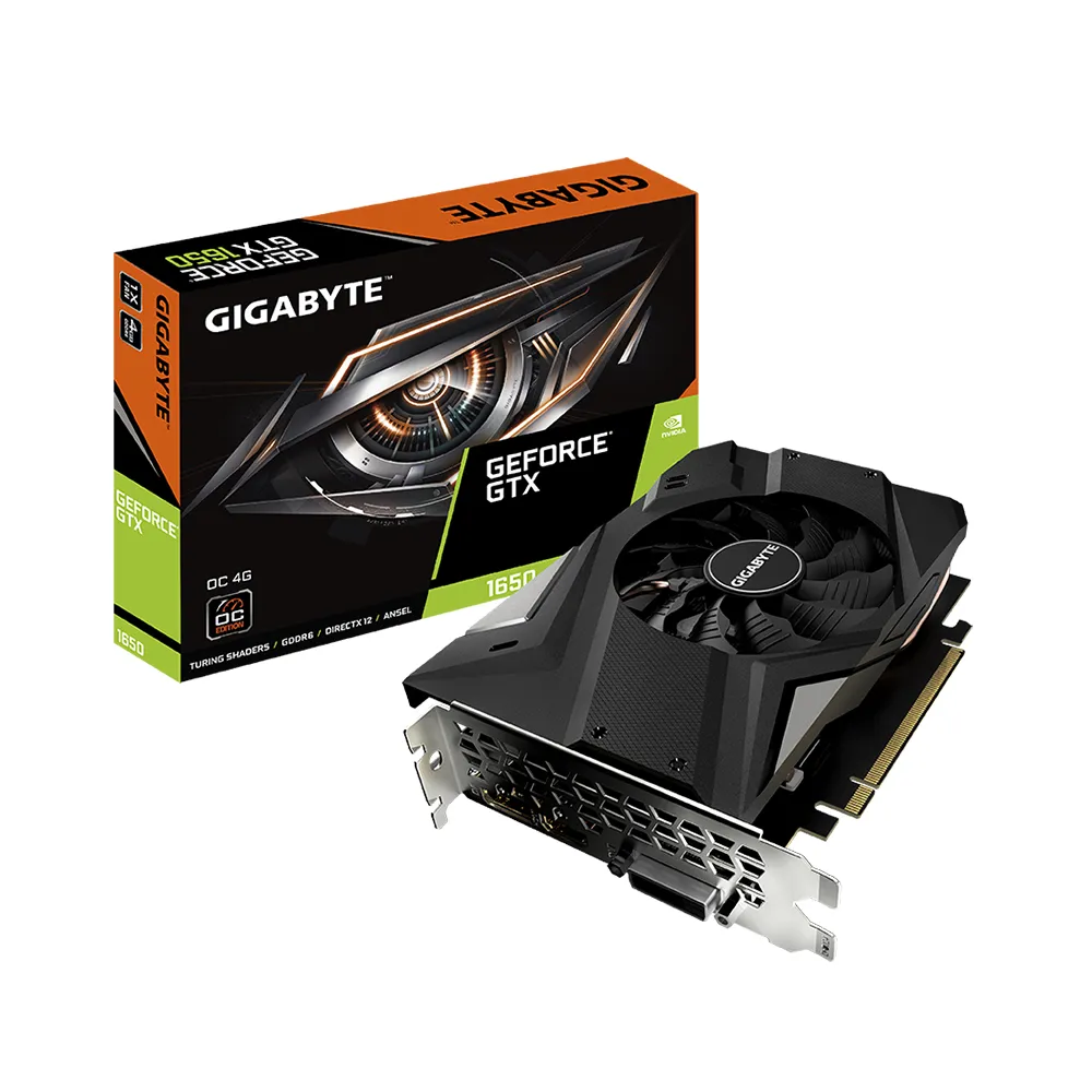 【GIGABYTE 技嘉】GeForce GTX 1650 D6 OC 4G REV.2.0 顯示卡+技嘉 AORUS M2輕量電競滑鼠