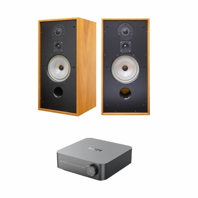 【BestVox本色】LS3/6 8吋 三音路 大書架喇叭(+ WiiM AMP串流擴大機)