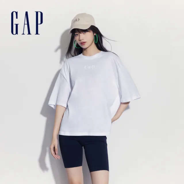 【GAP】男女裝 Logo圓領短袖T恤-多款任選(464839&465586&465602&512840)