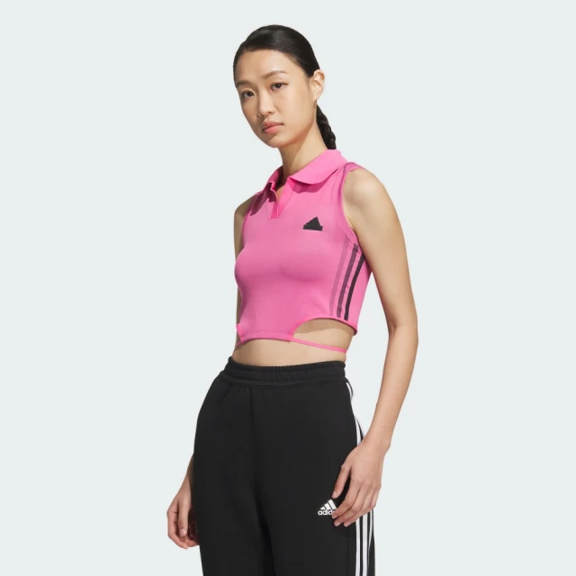 adidas 愛迪達 背心 女款 運動背心 慢跑 TANK TOP 粉 JJ3552