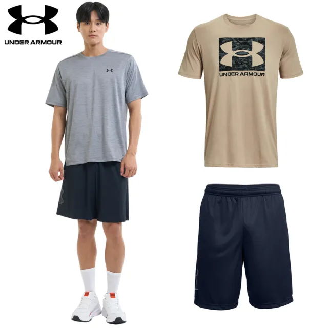 【UNDER ARMOUR】UA 男 運動短T/短褲(多款任選)